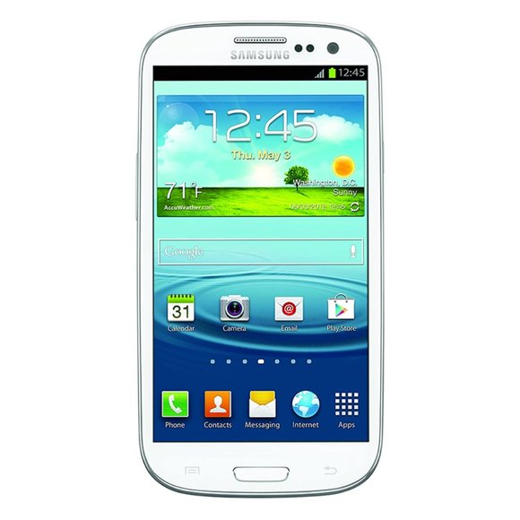 Samsung Galaxy S III 16GB Marble White - (T-Mobile) SGH-T999 Android Smartphone - Picture 1 of 5